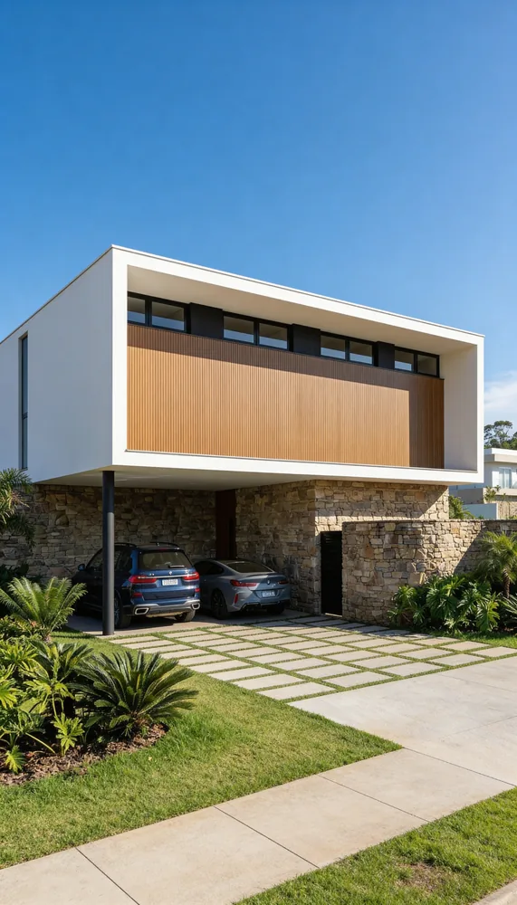 Depois: fachada transformada em render realista com IA