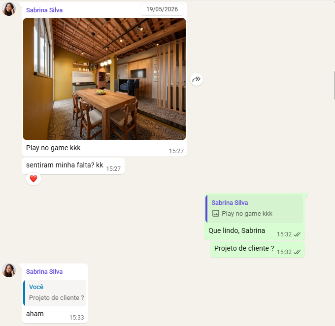 Feedback de Sabrina Silva sobre projeto feito com AIrchviz